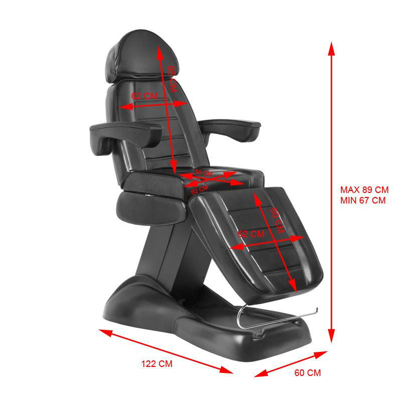 Behandelstoel Elektrisch Lux 3M Zwart 6