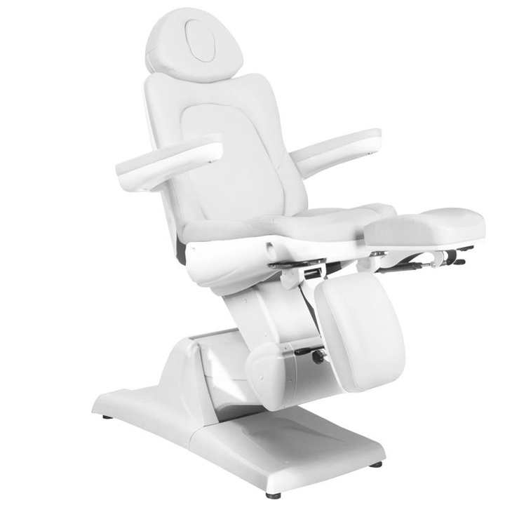 Behandelstoel Elektrisch Azzurro 870S Pedi 3 Motoren Wit - afbeelding 4