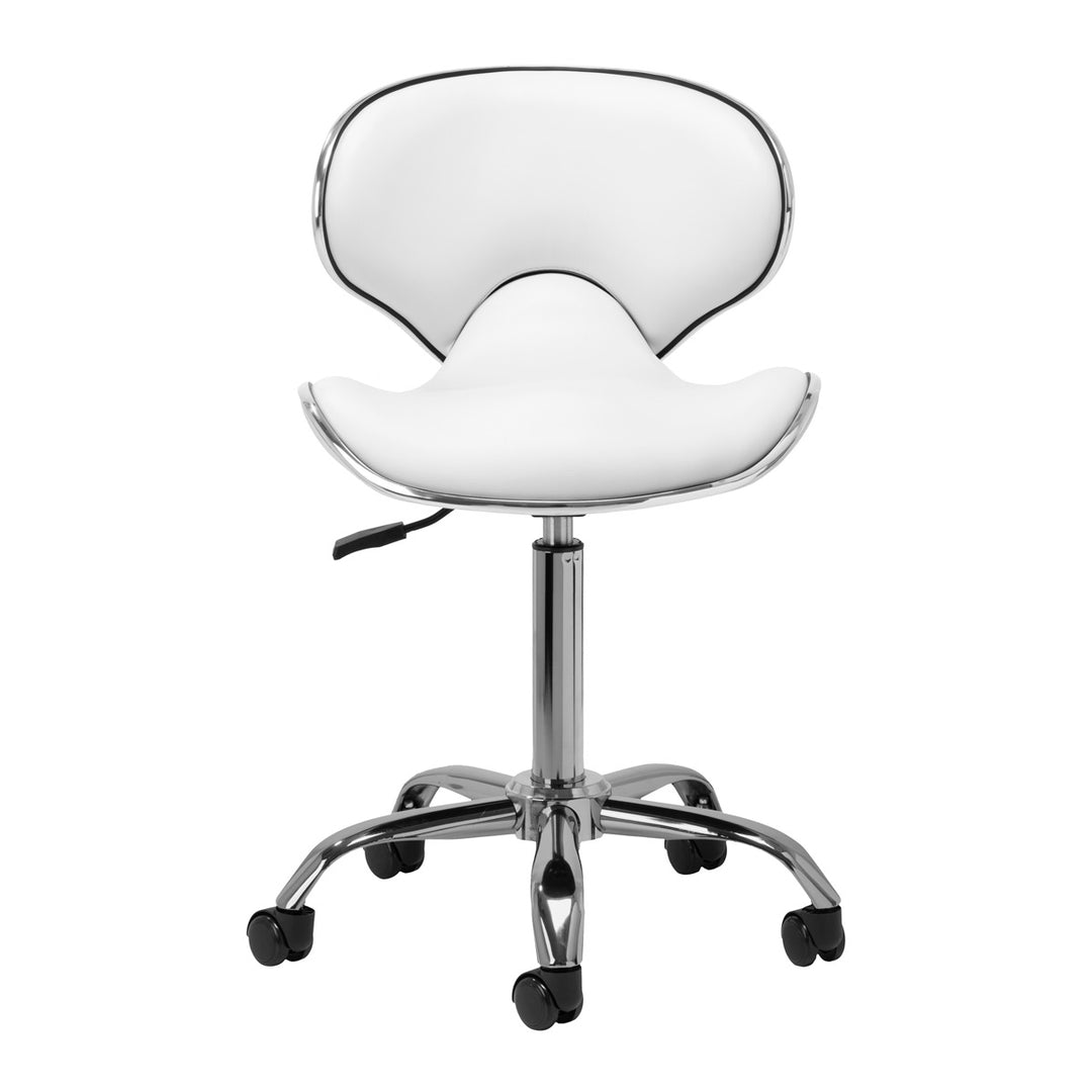 Salonstoel met Wielen Verstelbaar Gabbiano Q-4599 Wit - afbeelding 3