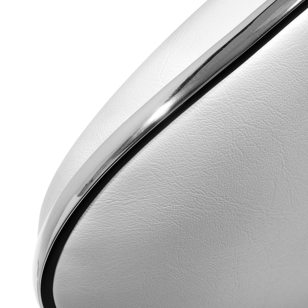 Salonstoel met Wielen Verstelbaar Gabbiano Q-4599 Wit - afbeelding 7