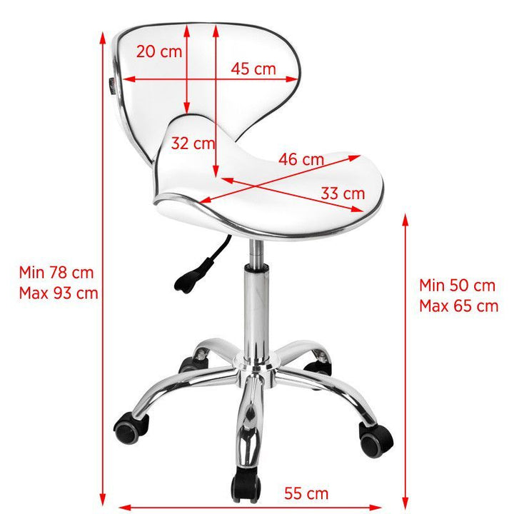 Tabouret Gabbiano Q-4599 Wit 5