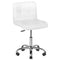 Salonstoel met Wielen Verstelbaar A-5299 Wit