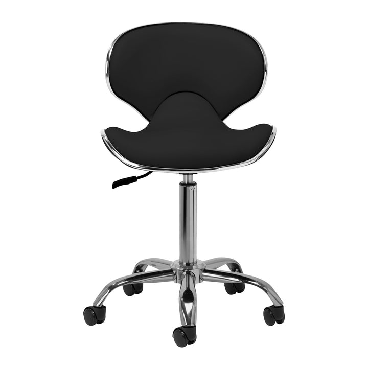 Salonstoel met Wielen Verstelbaar Gabbiano Q-4599 Zwart - afbeelding 3