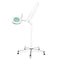Loeplamp LED 60 SMD 5D op Statief Instelbare Lichtsterkte Elegante 6028 Wit