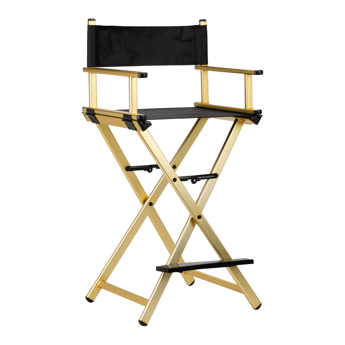 Make-up Stoel Inklapbaar Aluminium Goud