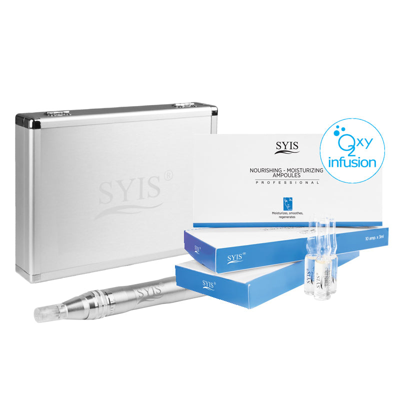 Microneedling Pen Syis 05 Zilver met Cosmetica