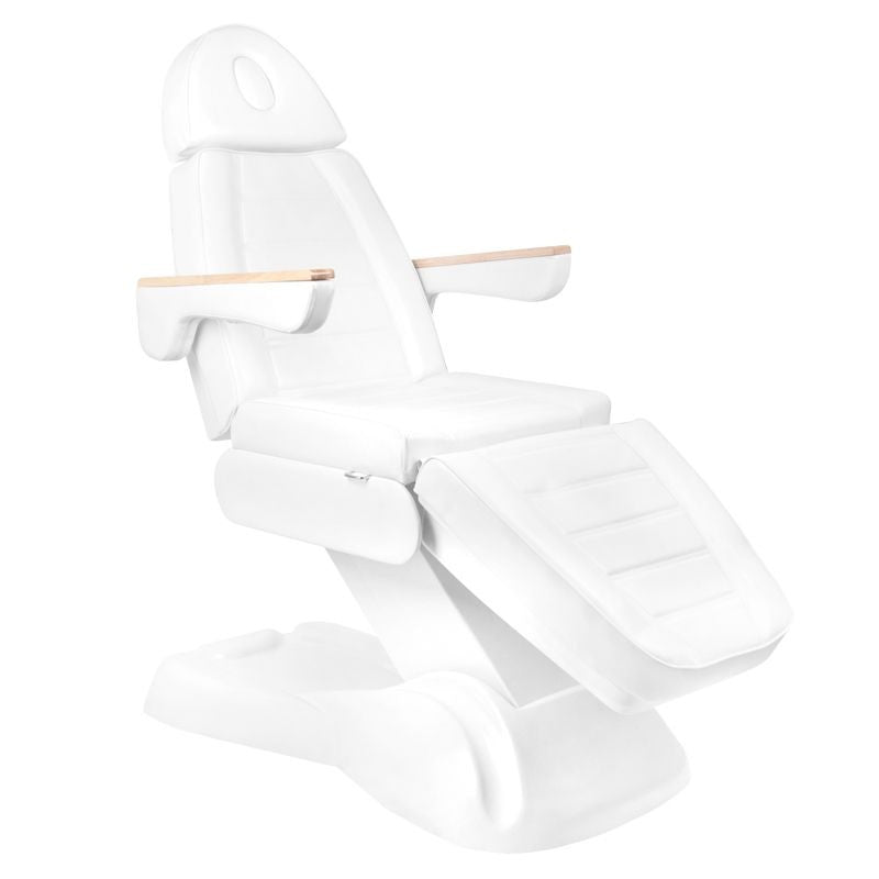 Behandelstoel Elektrisch Sillon Lux 273B 3 Motoren met Kruk Wit - afbeelding 4