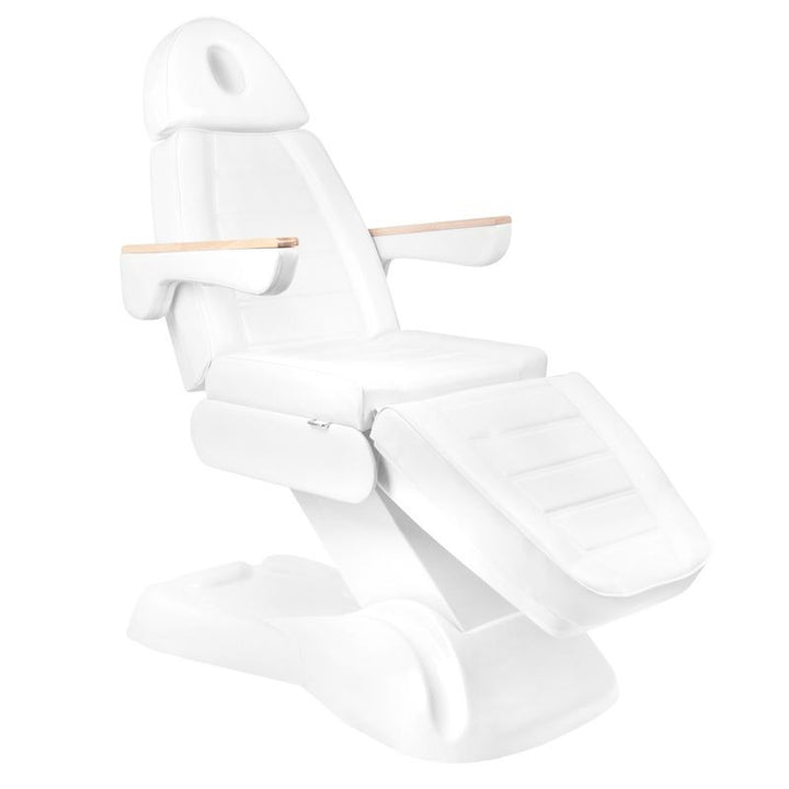 Behandelstoel Elektrisch Sillon Lux 273B 3 Motoren met Kruk Wit - afbeelding 5