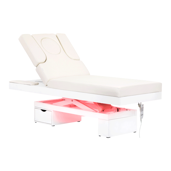Massagetafel Elektrisch Verwarmd Azzurro 815B Wit