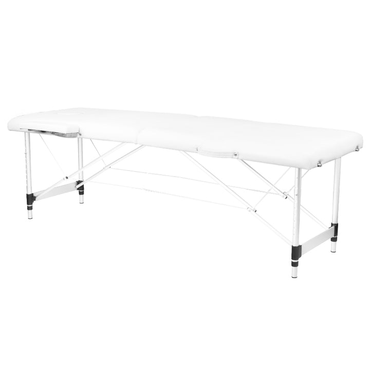 Massagetafel Inklapbaar Komfort Activ Fizjo 2 Zones Aluminium Wit 1