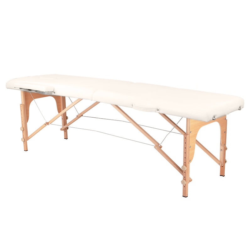 Massagetafel Inklapbaar Komfort Activ Fizjo 2 Zones Hout Crème 1