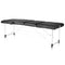 Massagetafel Inklapbaar Aluminium Komfort Activ Fizjo 3 Zones Zwart