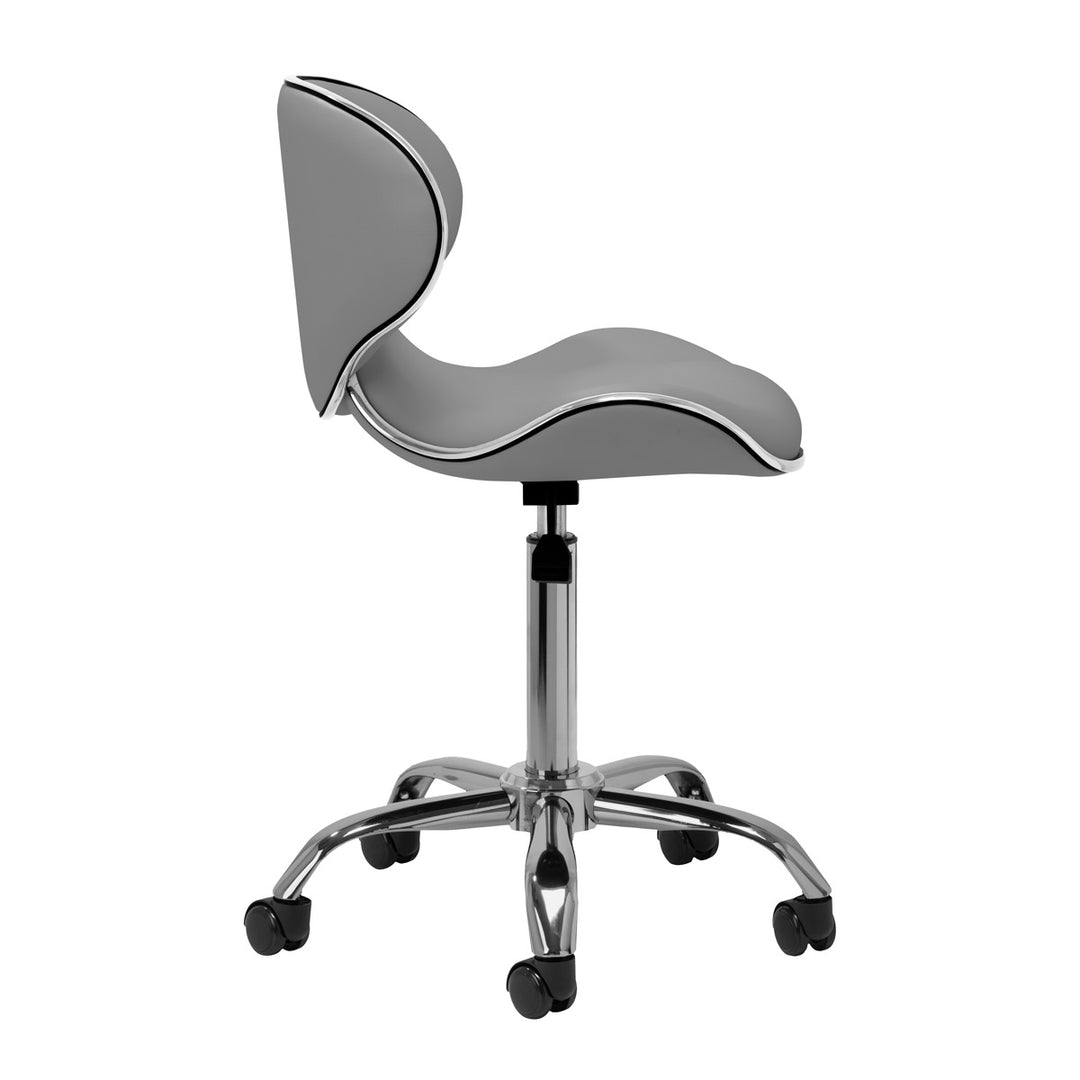 Salonstoel met Wielen Verstelbaar Gabbiano Q-4599 Grijs - afbeelding 2