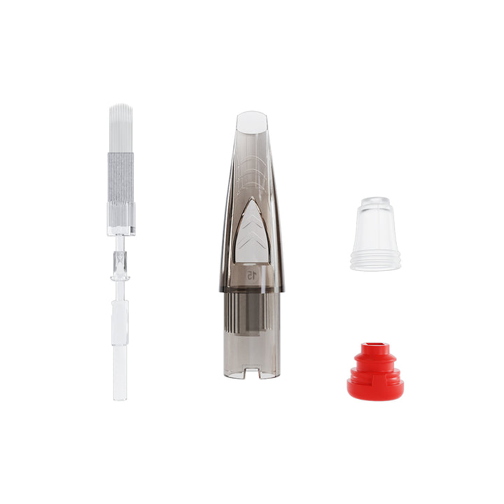 Tattoo Naalden Cartridge Soft Edge Magnum 21 Soft Edge  LT 0.35 mm El Cartel V2 10 st - afbeelding 4