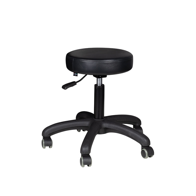 Tabouret Verstelbaar Eco Leder AM-303-2 Zwart