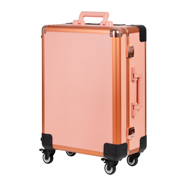 Make-up Koffer Mobiel Station T-27 met Verlichte Spiegel Roségoud - afbeelding 2