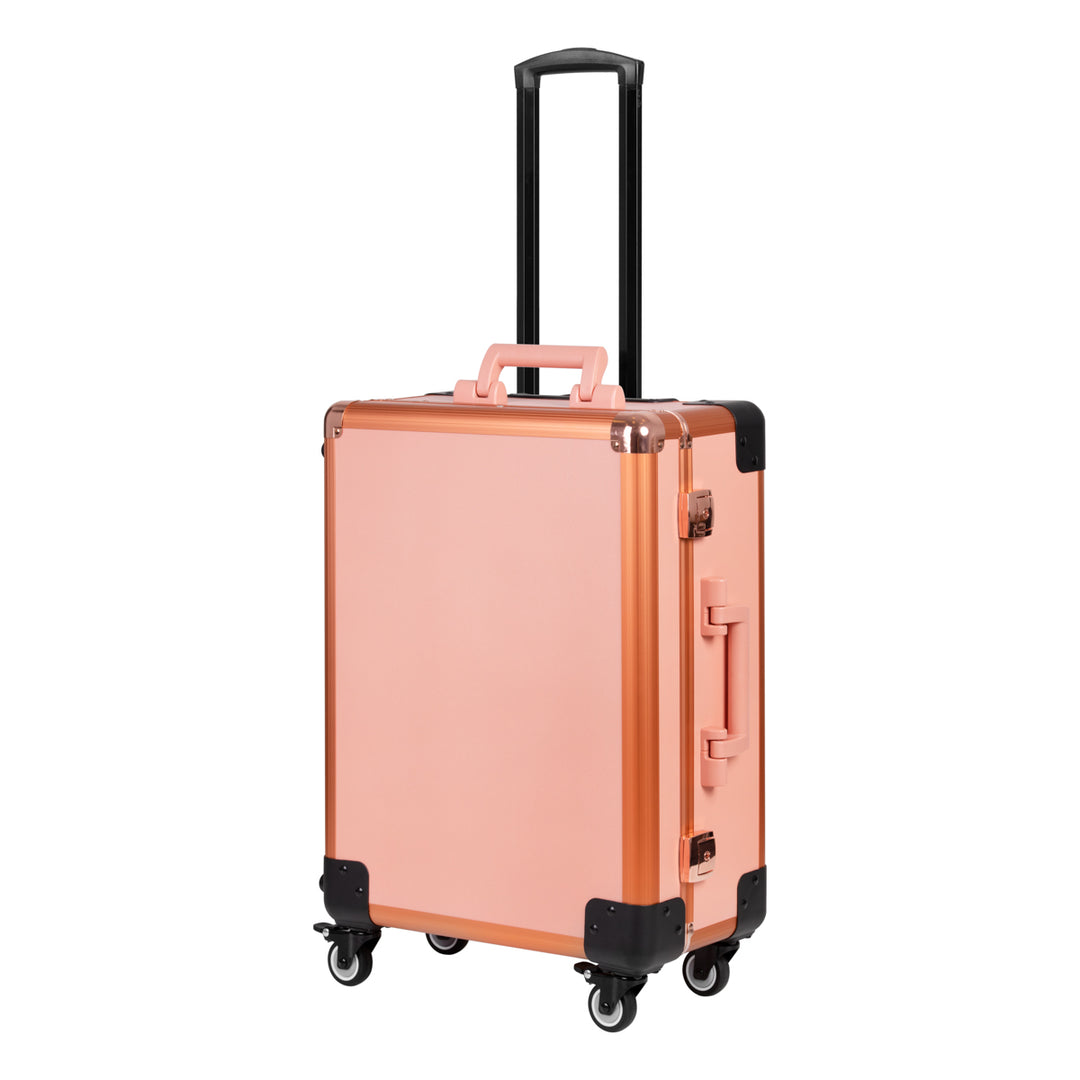 Make-up Koffer Mobiel Station T-27 met Verlichte Spiegel Roségoud - afbeelding 3