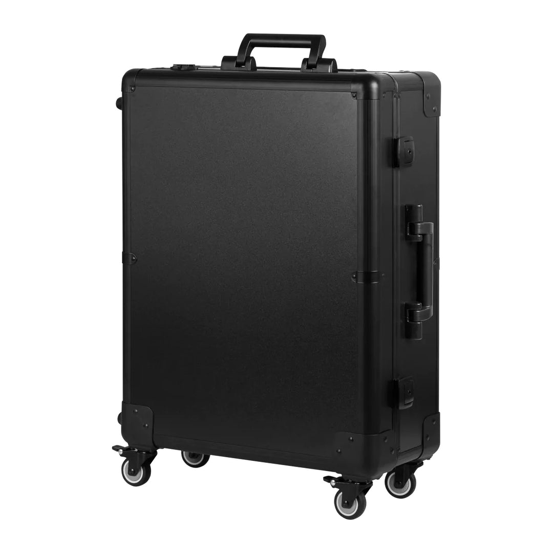 Make-up Koffer Mobiel Station met Verlichte Spiegel en Speakers Zwart - afbeelding 2