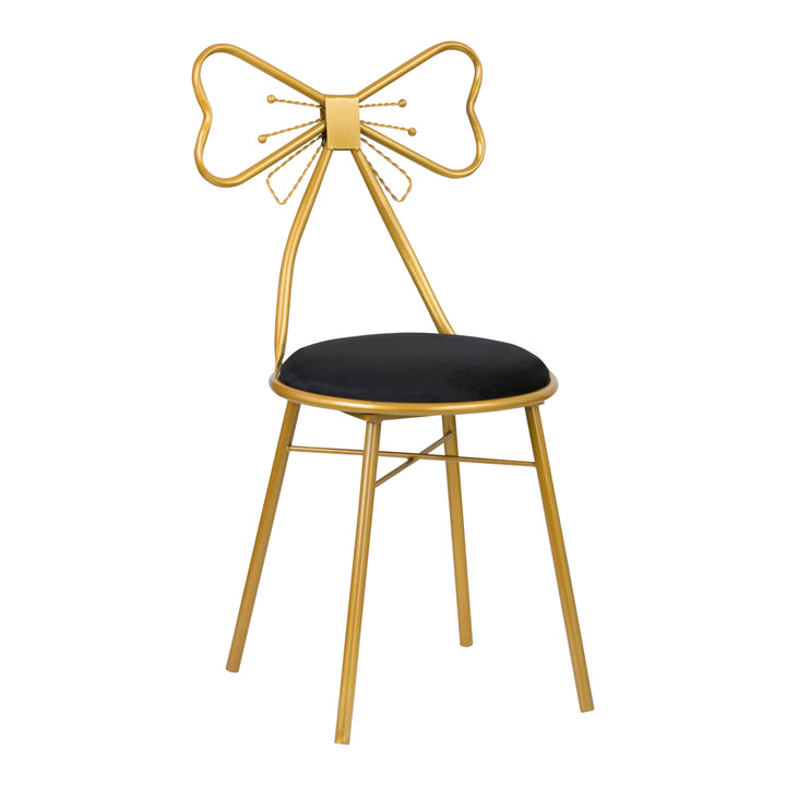 Cosmetische stoel DT2 Goud-Zwart 1