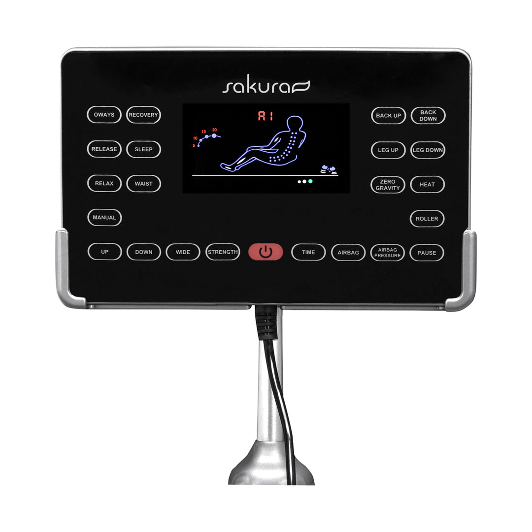 Massagestoel Elektrisch Sakura Comfort Plus 806 Grijs - afbeelding 6