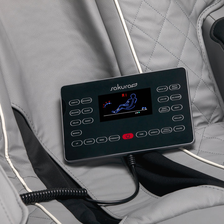 Massagestoel Elektrisch Sakura Comfort Plus 806 Grijs - afbeelding 16