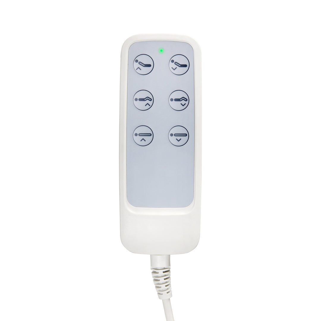 Elektrische Behandelstoel Lux 273B 3 Motoren Grijs-Wit - afbeelding 13