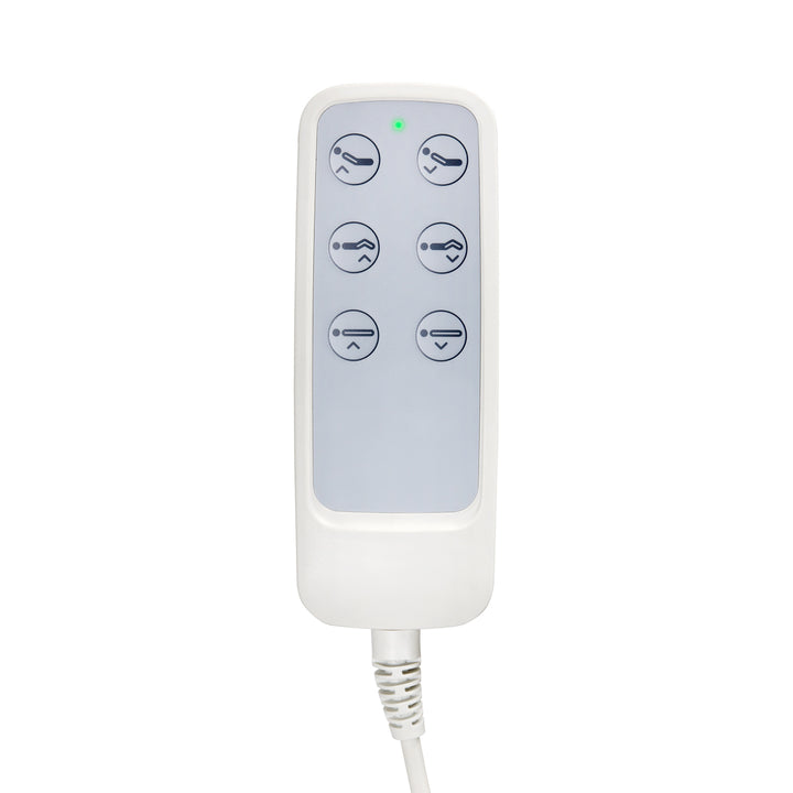 Elektrische Behandelstoel Lux 273B 3 Motoren Grijs-Wit - afbeelding 13
