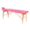 Massagetafel Inklapbaar Hout Komfort Activ Fizjo 2 Zones Roze