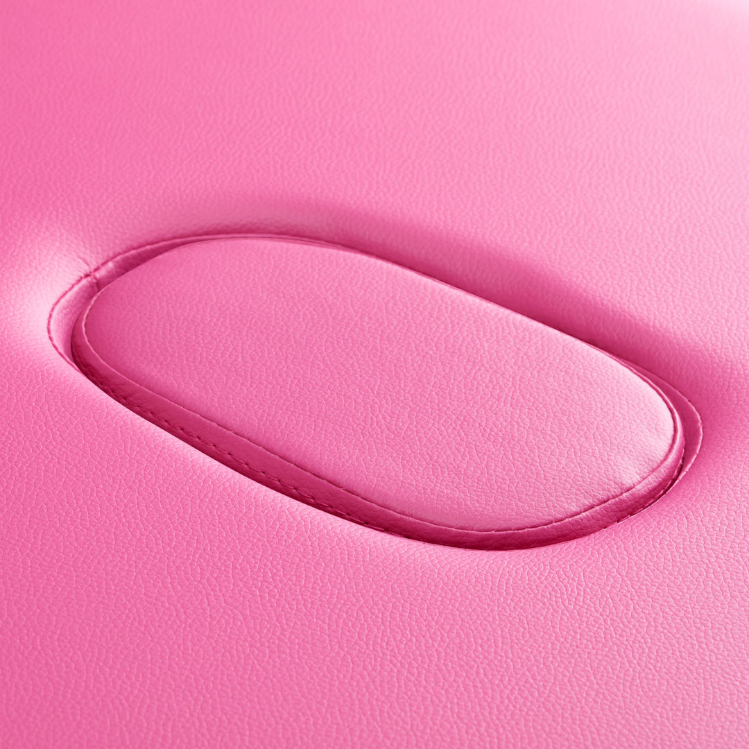 Massagetafel Inklapbaar Aluminium Komfort Activ Fizjo 2 Zones Roze-Zwart - afbeelding 8