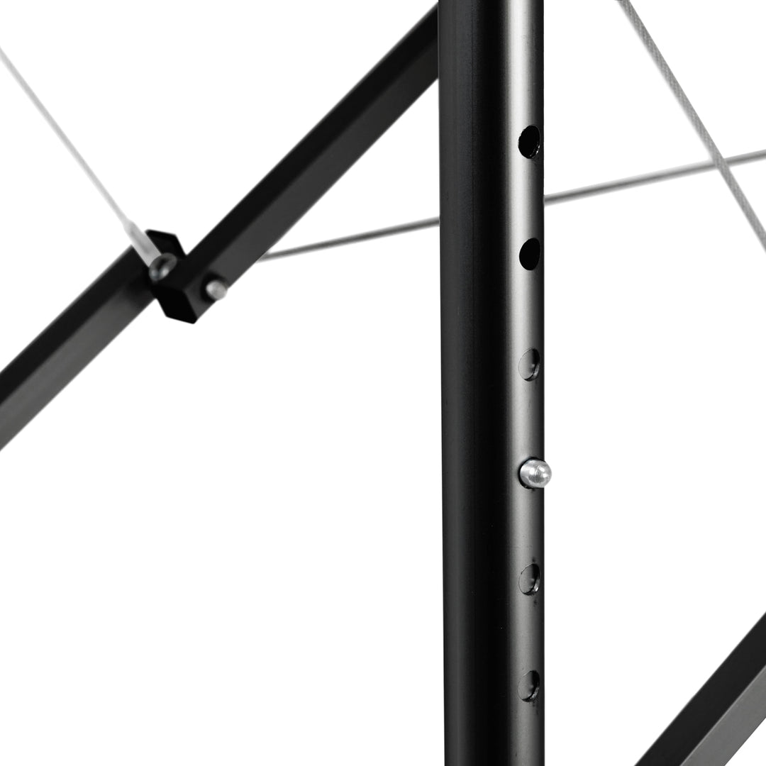 Massagetafel Inklapbaar Aluminium Komfort Activ Fizjo 2 Zones Roze-Zwart - afbeelding 11