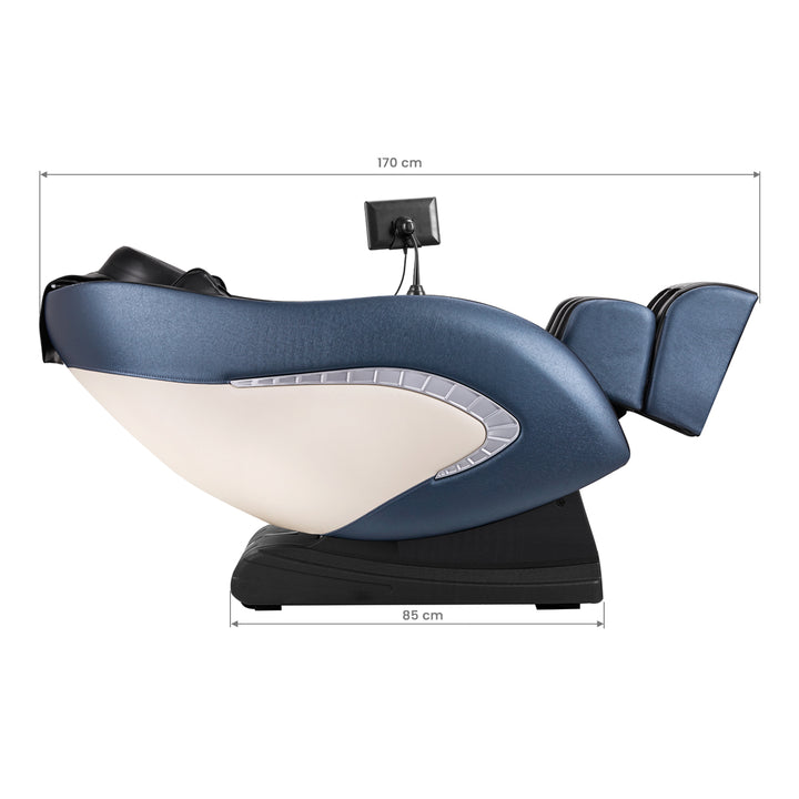 Massagestoel Elektrisch Sakura Classic 305 Blauw - afbeelding 17
