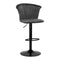 Barkruk Fluweel 4Rico 4Rico QS-B801 Grijs