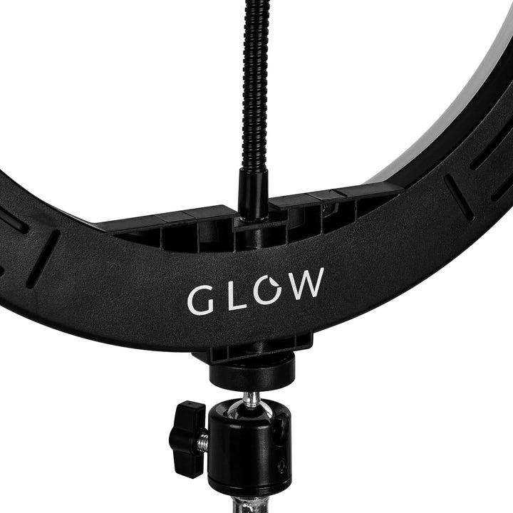 Ringlamp Glow 13" met statief 10W Zwart RGB 14