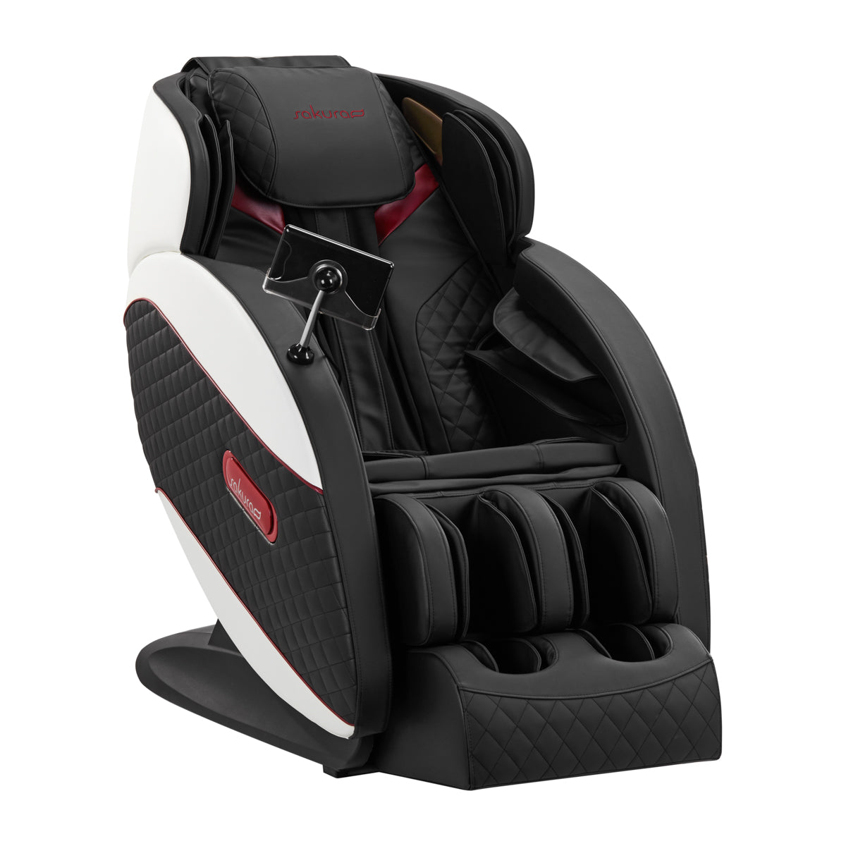 Massagestoel Elektrisch Sakura Standard 801 Zwart-Rood