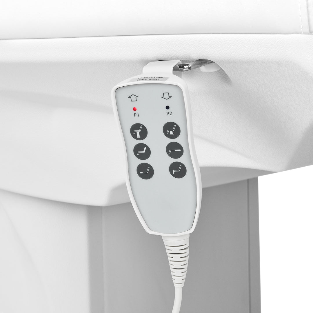 Behandelstoel Elektrisch Azurro 891 3 Motoren Wit - afbeelding 11