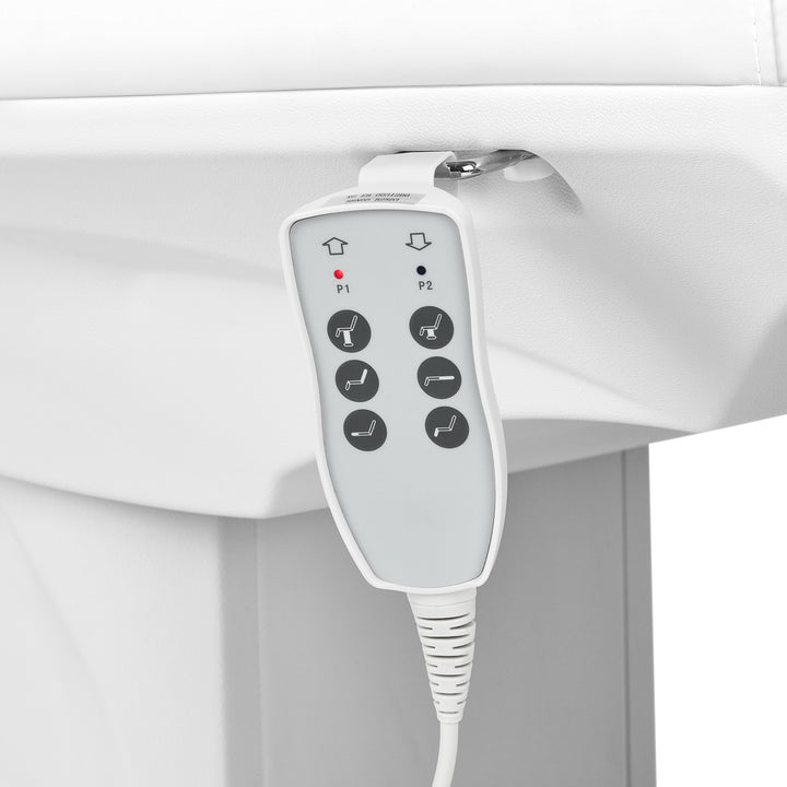 Behandelstoel Elektrisch Azurro 891 3 Motoren Wit - afbeelding 11