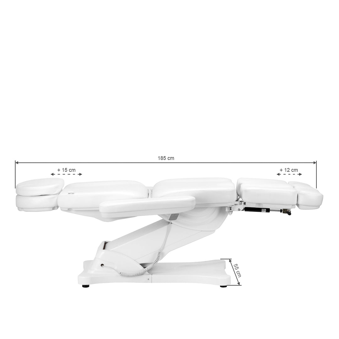 Behandelstoel Elektrisch Sillon Classic Pedi 2 Motoren Wit - afbeelding 19