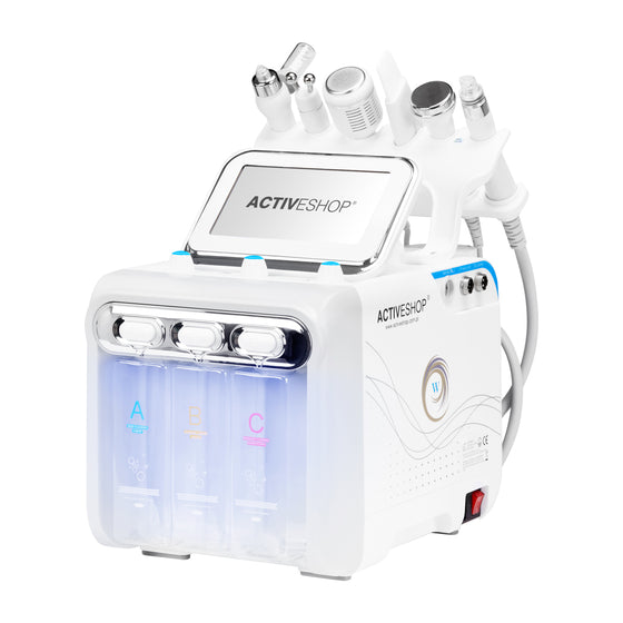 Hydrodermabrasie Apparaat 6-in-1 Hydrogen H2+ New Generation Wit