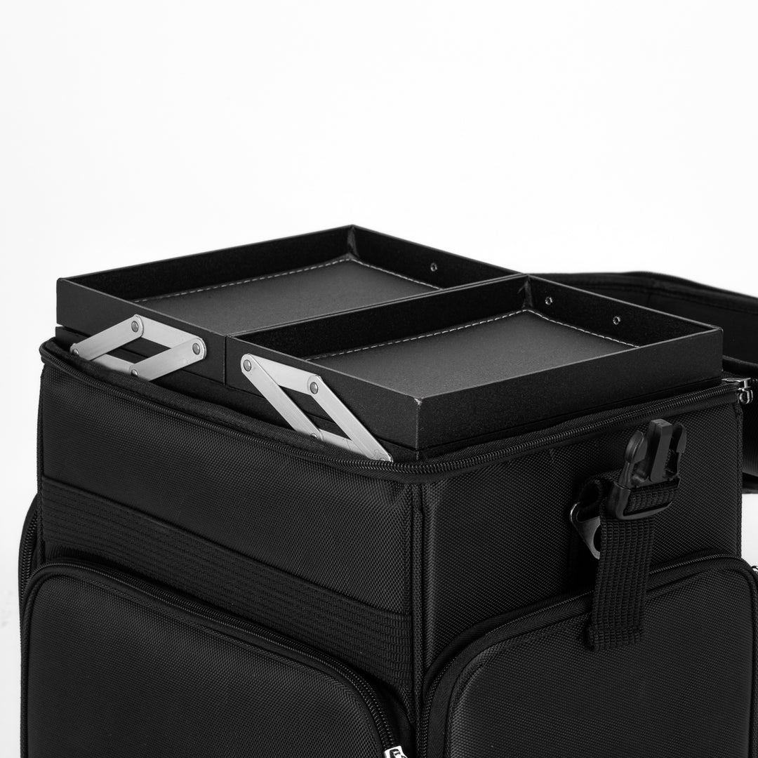Make-up Koffer Trolley Look 1328 Zwart - afbeelding 11