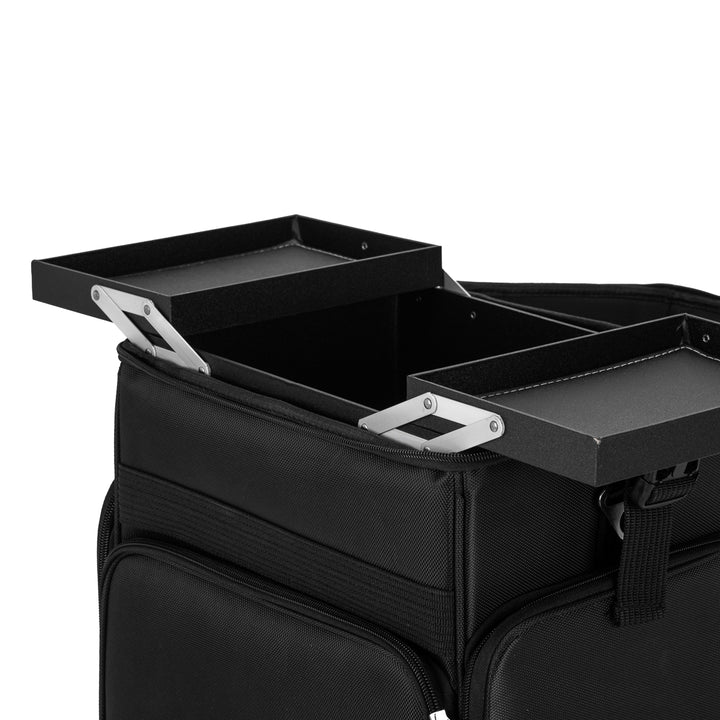 Make-up Koffer Trolley Look 1328 Zwart - afbeelding 12