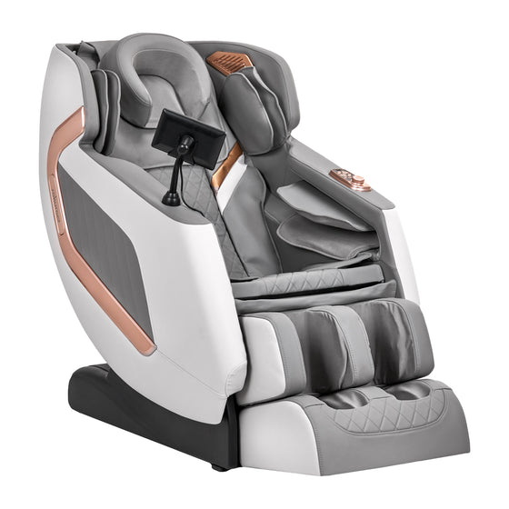 Massagestoel Elektrisch Sakura 306 Wit-Grijs