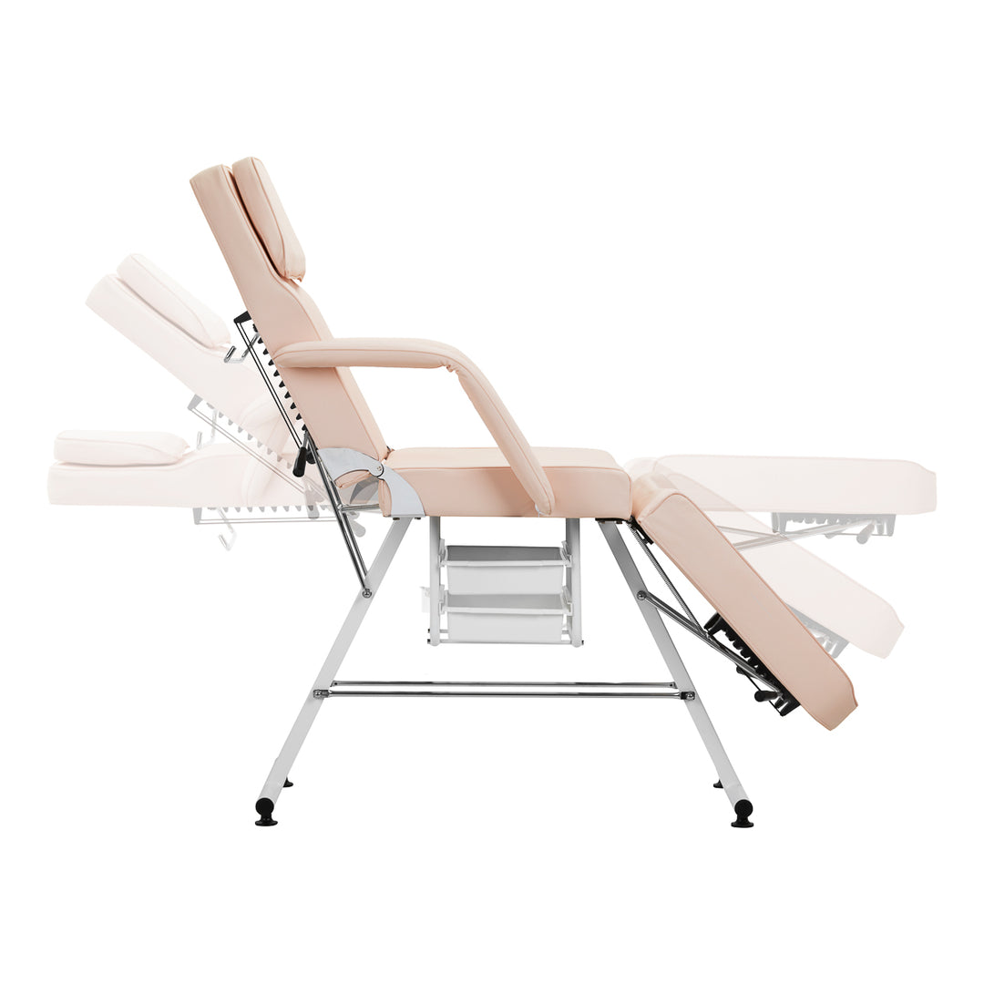 Behandelstoel Basic 202 met Trays Roze - afbeelding 7