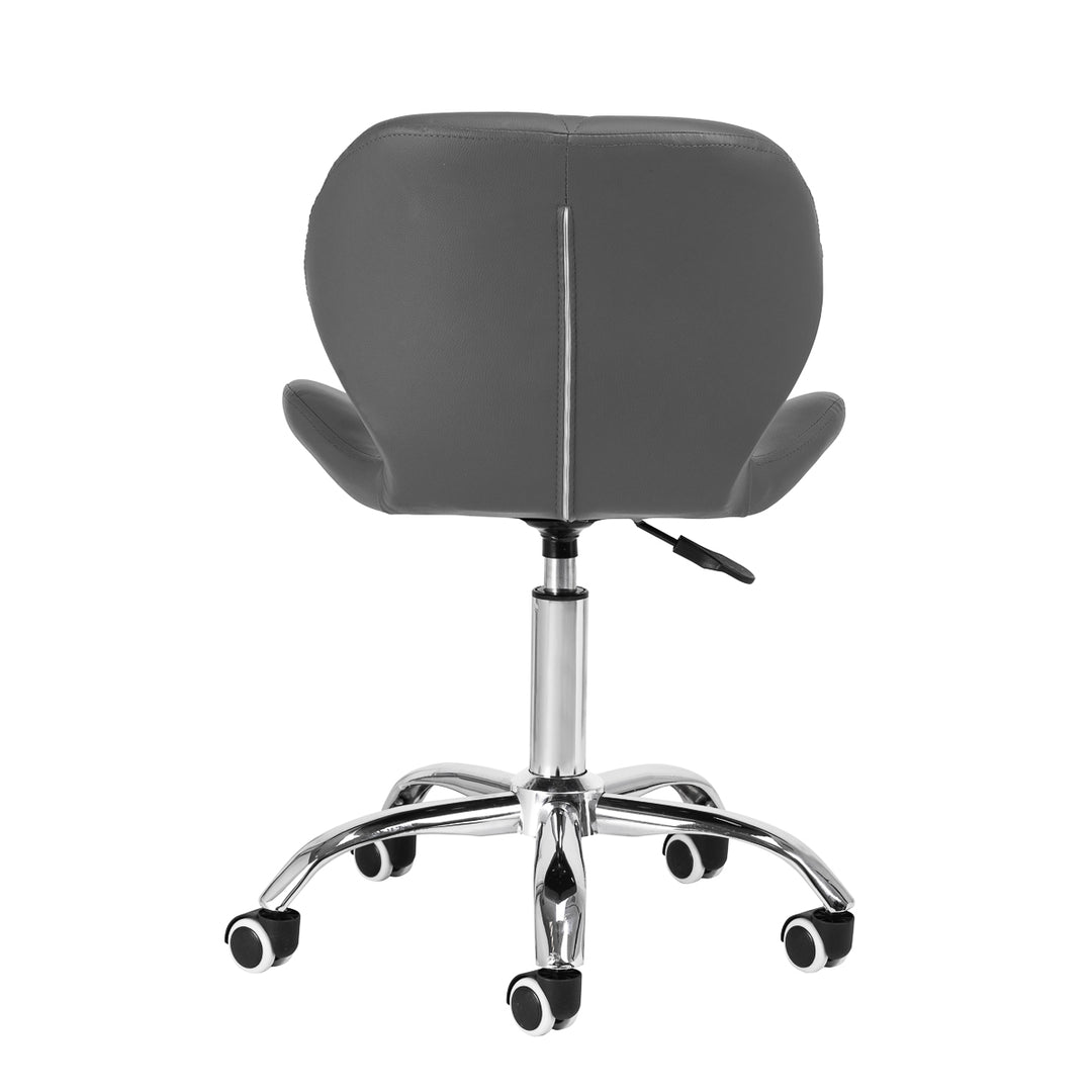 Salonstoel met Wielen Verstelbaar 4Rico QS-06 Grijs