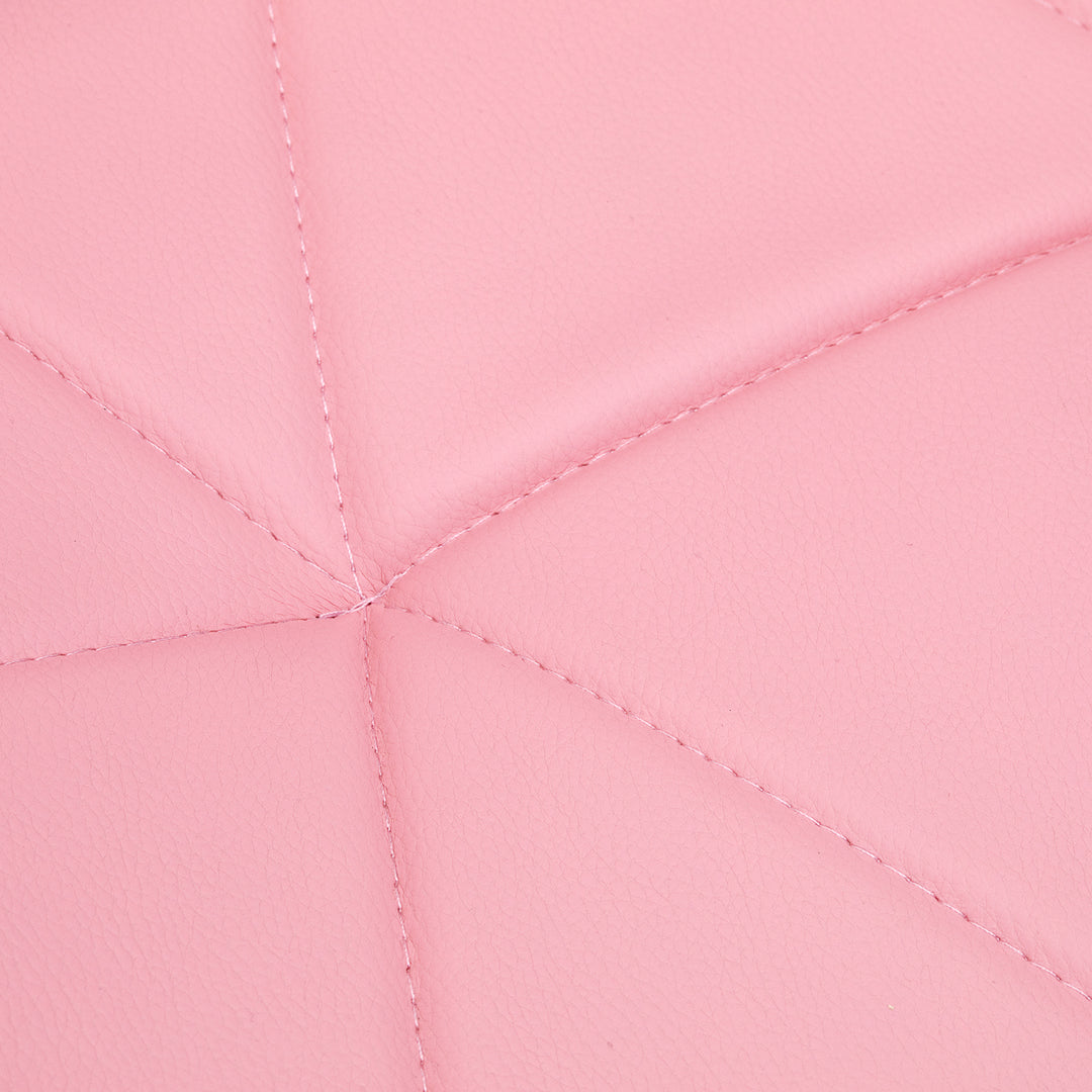 Salonstoel met Wielen Verstelbaar 4Rico QS-06 Goud-Roze - afbeelding 6