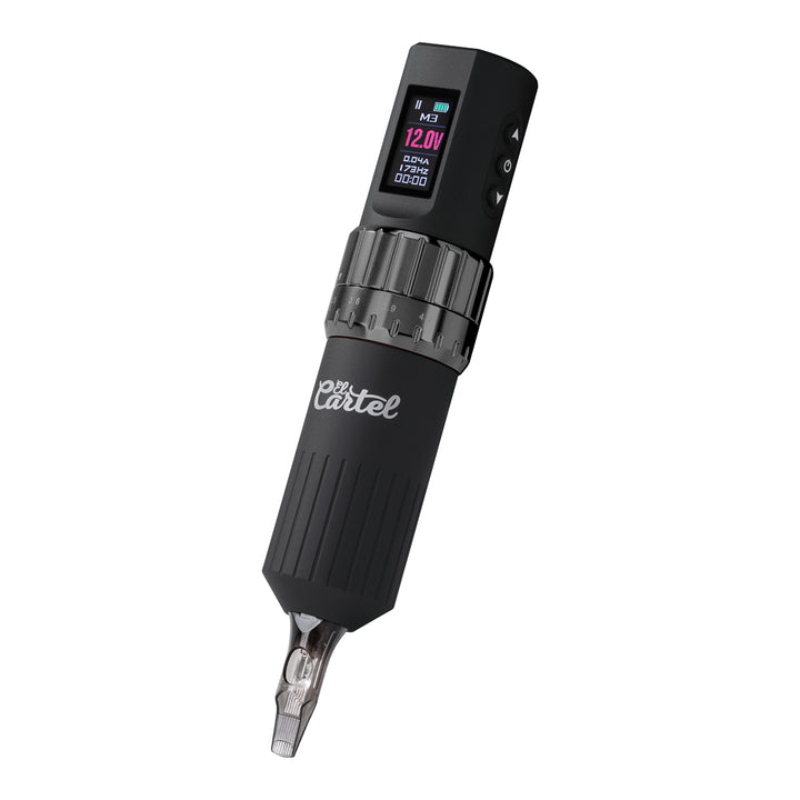 Tattoo Machine El Cartel VISPA Draadloos Zwart - afbeelding 4