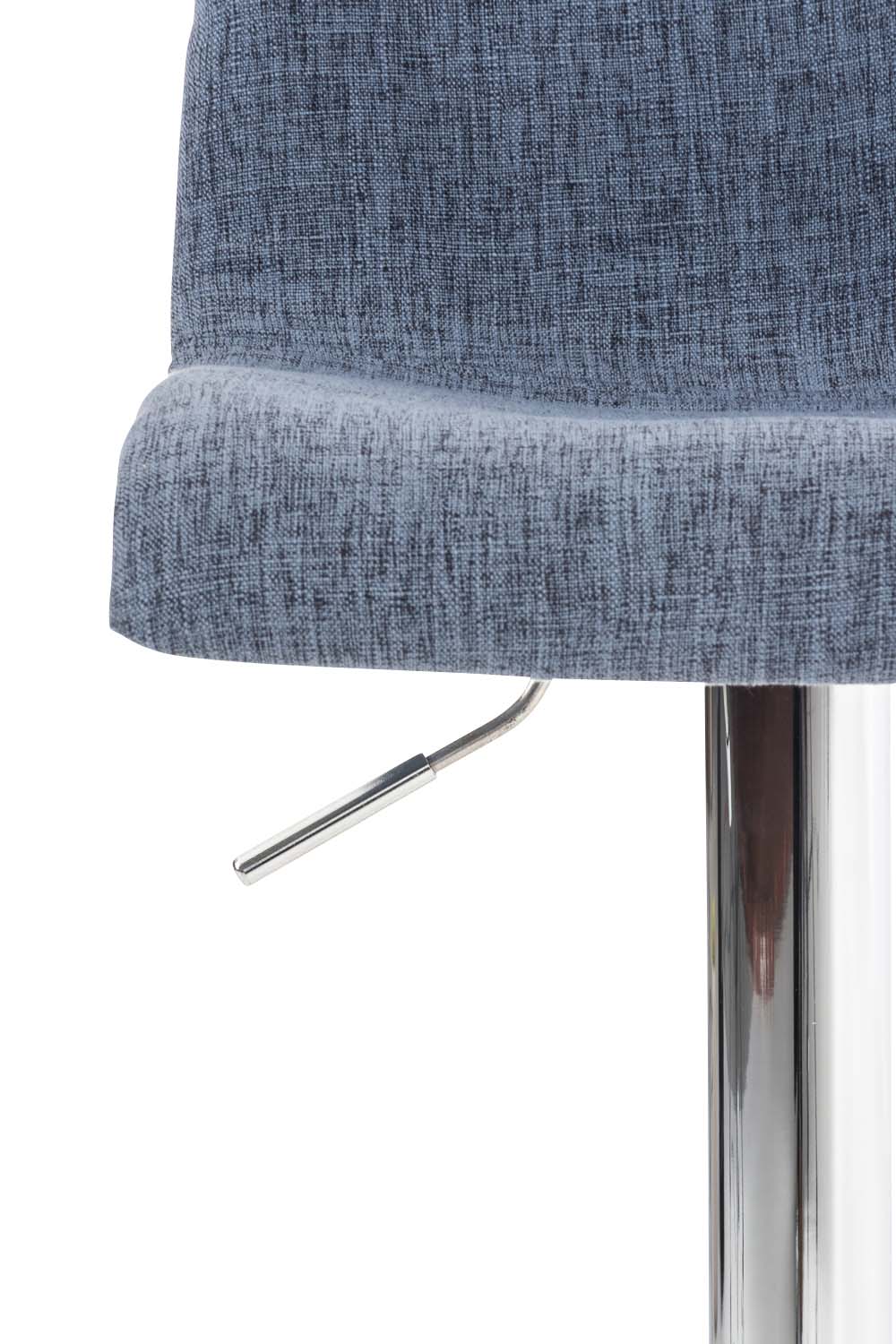 Barkruk met Rugleuning Stof Verstelbaar Draaibaar 105 Blauw - afbeelding 6