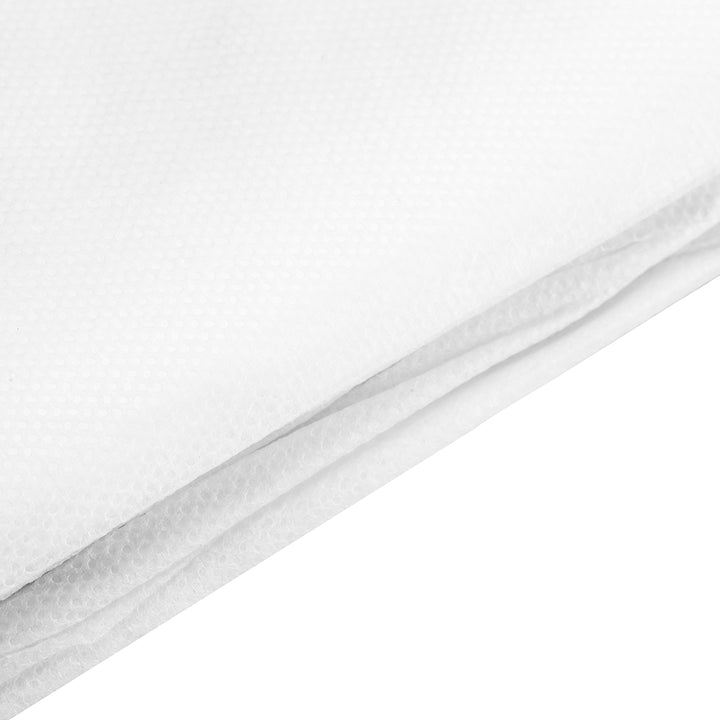 Hoeslaken Wegwerp met Elastiek Polyester Wit 5 stuks - afbeelding 3