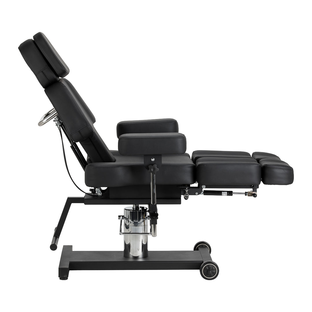Tattoostoel Hydraulisch Pro Ink 605 Zwart - afbeelding 4