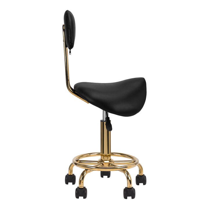 Zadelkruk met Rugleuning 6001 Goud-Zwart