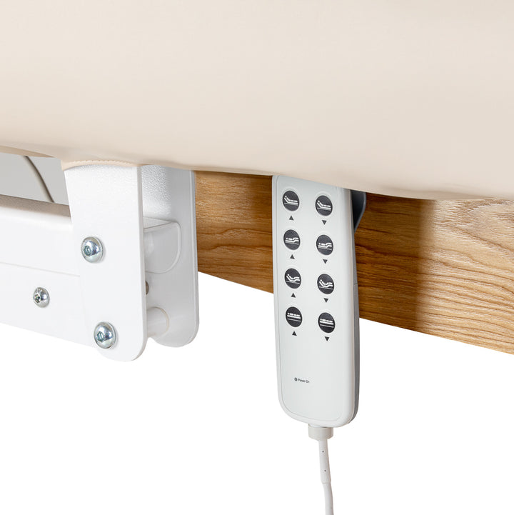 Massagetafel Elektrisch Sillon Relax Crème-Lichtbruin - afbeelding 7